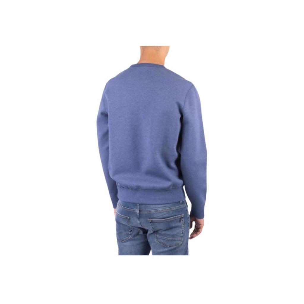Polo Ralph Lauren Logo Embroidered Knit Crew Neck Long Sleeve Sweatshirt Men sweatshirt Mixed-Blue 710881519-011