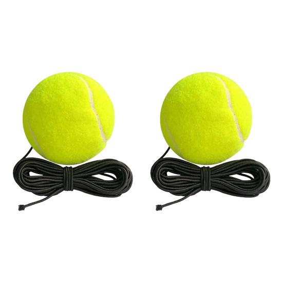 1/2/3 Adet Kordlu Tenis Antrenman Topu Başlangıç Seviyesi Kendiliğinden Pratik Tenis Topu