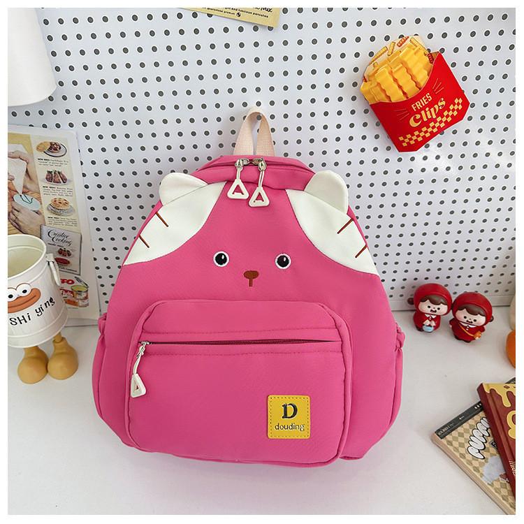 Adorable Cartoon Nylon Backpack For Kids With Lightweight Design