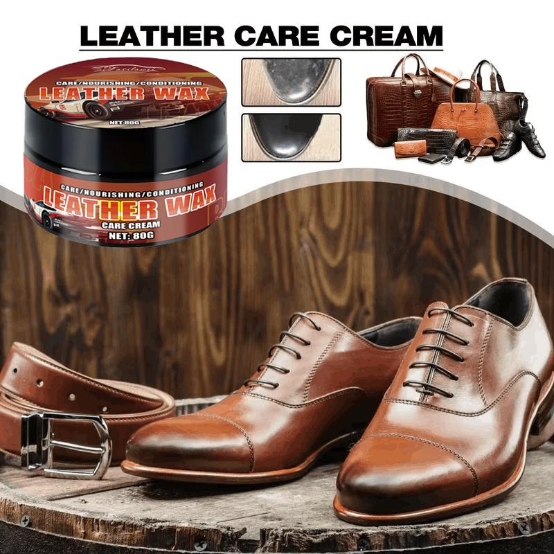 NEW Leather Coat & Shoes Care Cream No Polishing Car Leather Seat Care Oil Easy Clean Leather Repair Maintenance Mink Oil Cream
