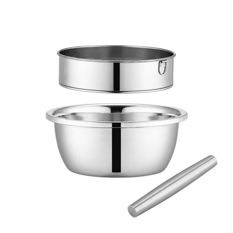 Lechu Heli Stainless Steel 3-Piece Kitchen Prep Set
