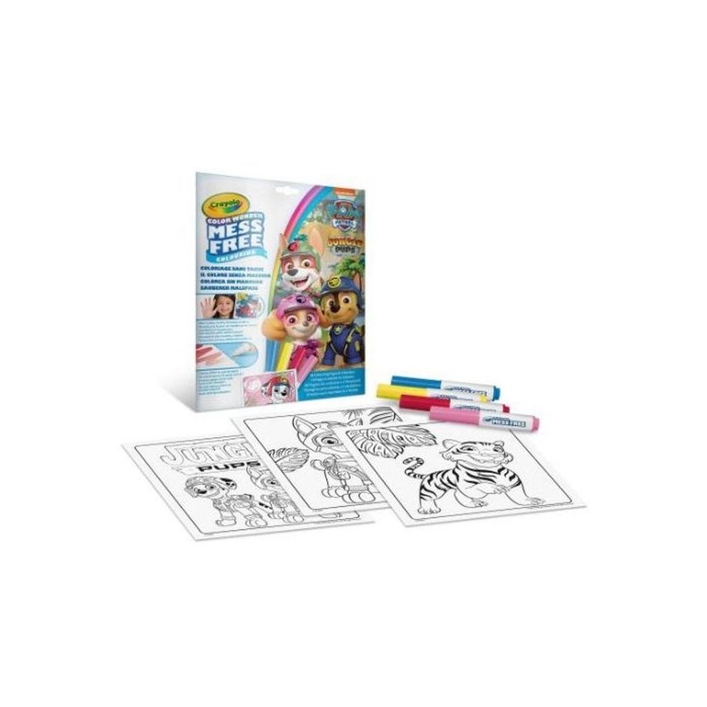 Set de coloriage - CRAYOLA - Color Wonder - Pat'Patrouille - Livre + 4 feutres - Des 3 ans