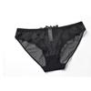 Summer Cherry Embroidery Bra Large Size Transparent Mesh Temptation Underwear Ultra-thin Sexy Ladies Bra Set