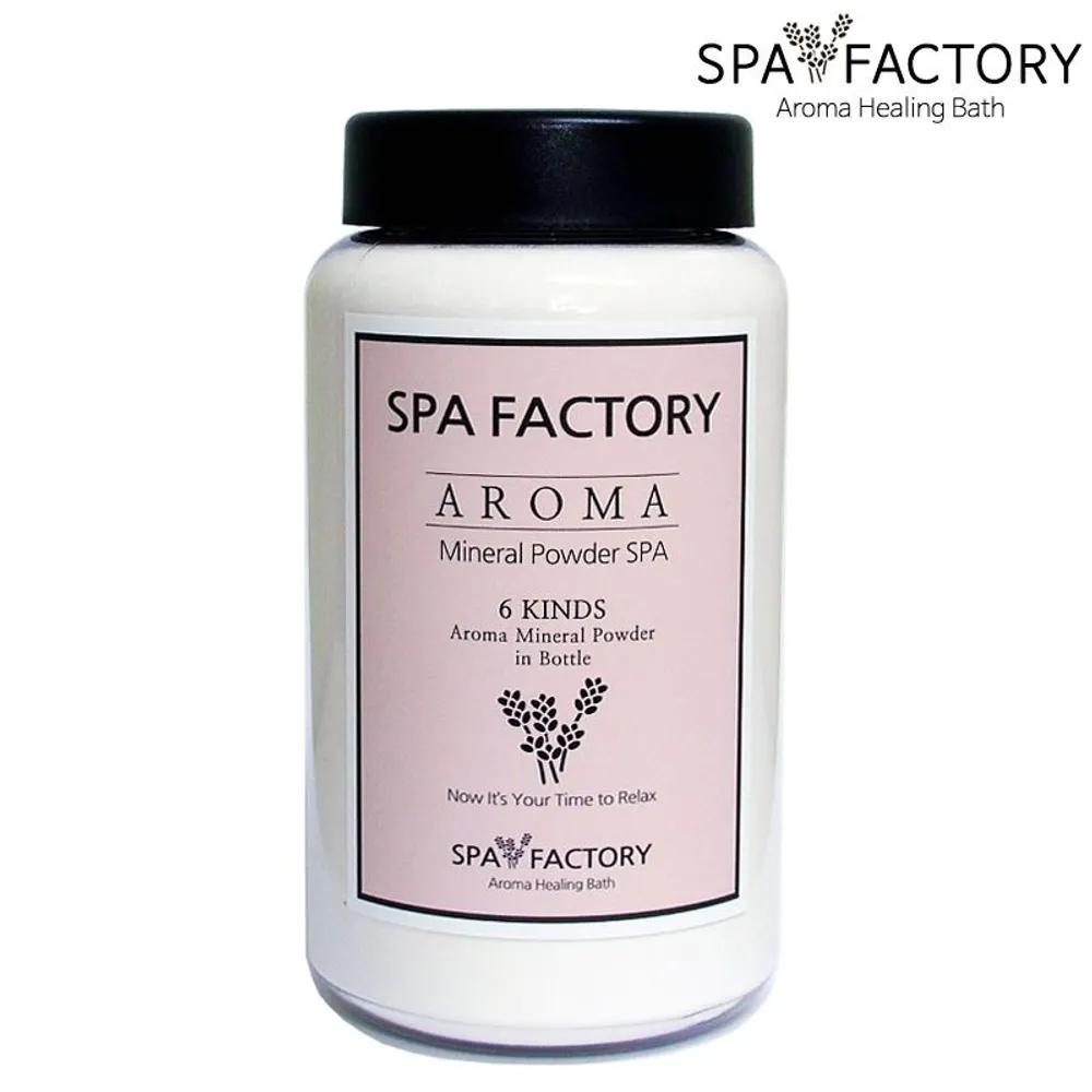 SPA FACTORY Himalaya Pink Salt Aroma Mineral Powder Bath Bomb 4. Mint 400g (Moisturizing Line)