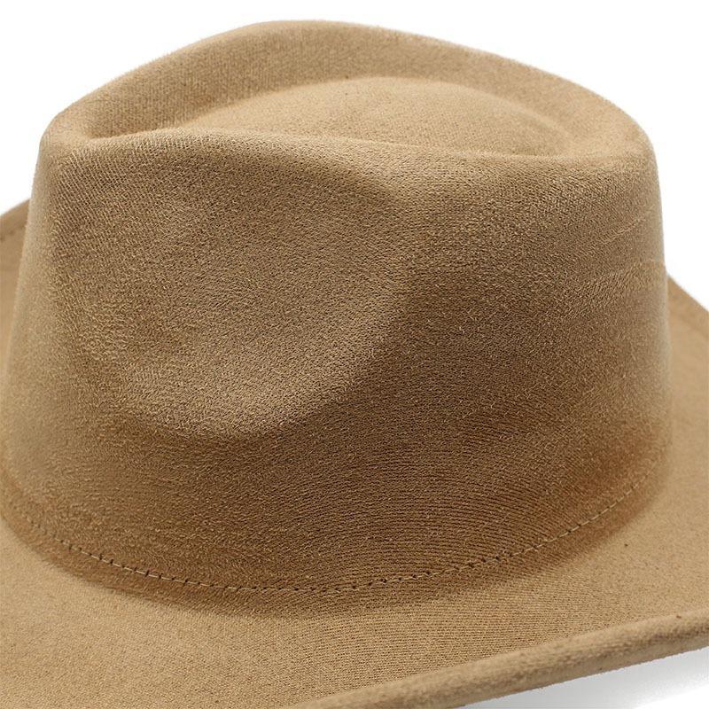 Vintage Western Cowboyhut Wildlederimitat Quaste Dekorationshut