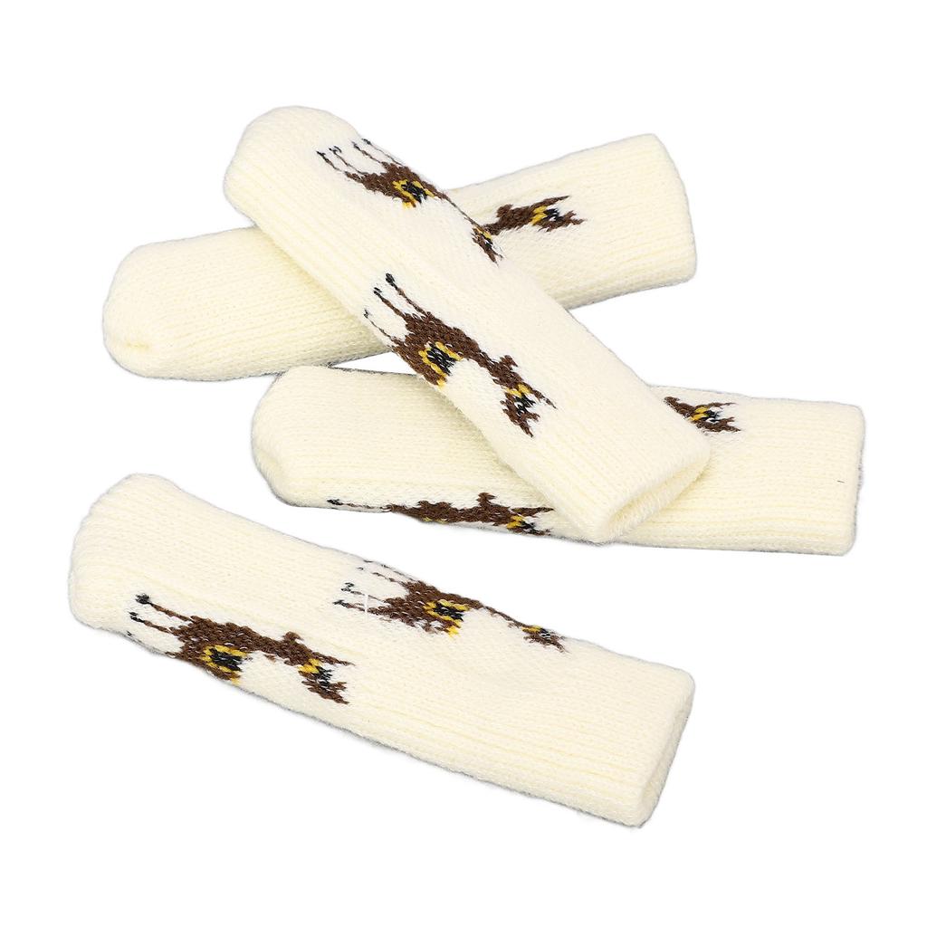 20 Stück Stuhlbein Bodenschutzmöbel Socken Stricken Doppelte Verdickung Elastisch Stuhlbein