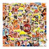 Naruto Anime Cartoon Kawaii  Sticker Phone Case Laptop Ledger Suitcase DIY Decorative Waterproof Stickers Kid Toy Gift 50PCS