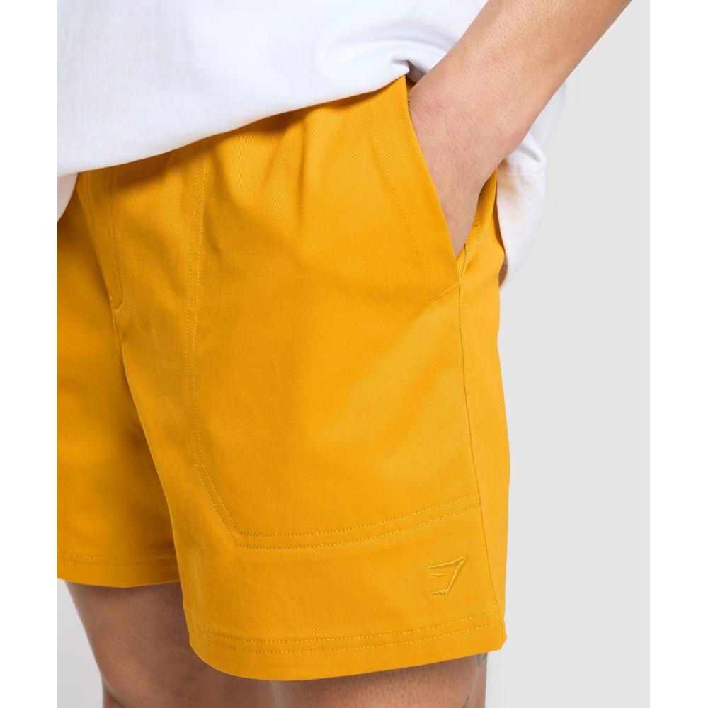 Gymshark Rest Day Woven Shorts Burnt Yellow A5a6d Ybmv
