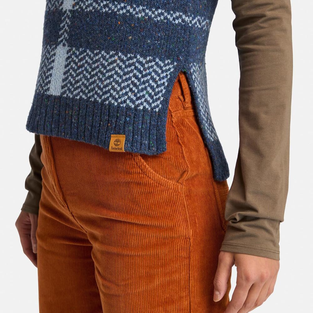 Timberland Women's Wool Blend Vest, Frozen Fjord, Size M, TB0A61SQEGV1