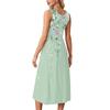 Womens Maxi Dress Floral Maxi Dress Boho Maxi Dress Long Dresses for Women Sleeveless Summer Maxi Dress for Older Women