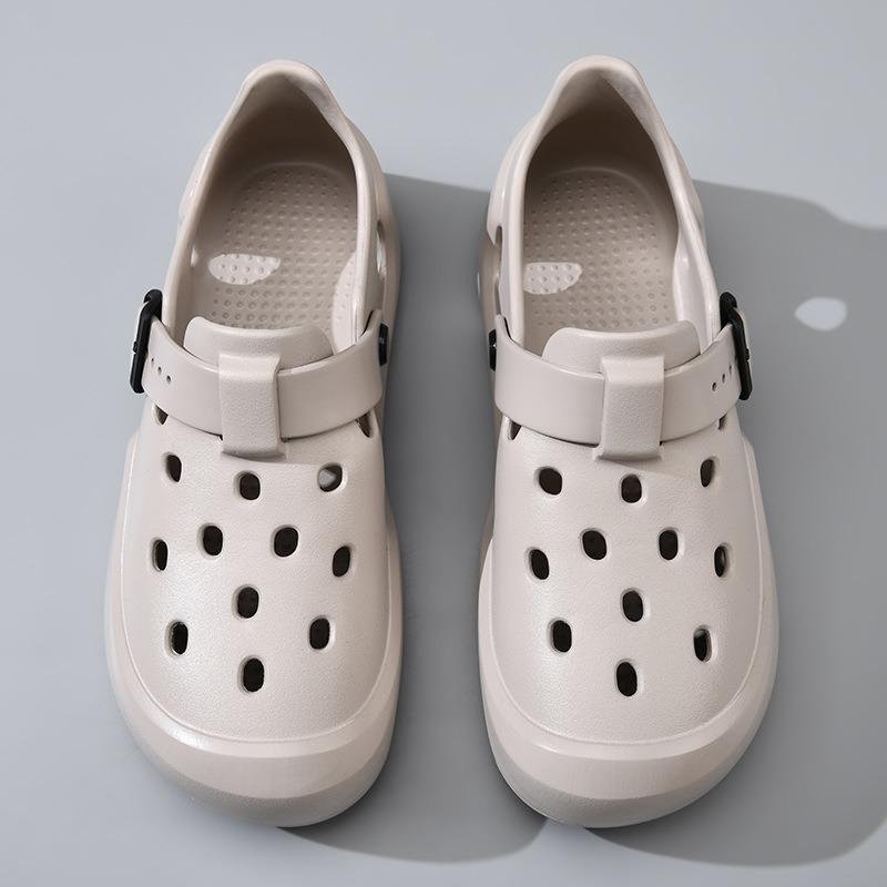 Wading Shoes Summer New Heightening Non-slip Hole Shoes Women Wear EVA Outdoor Sports Shoes Hiking Shoes