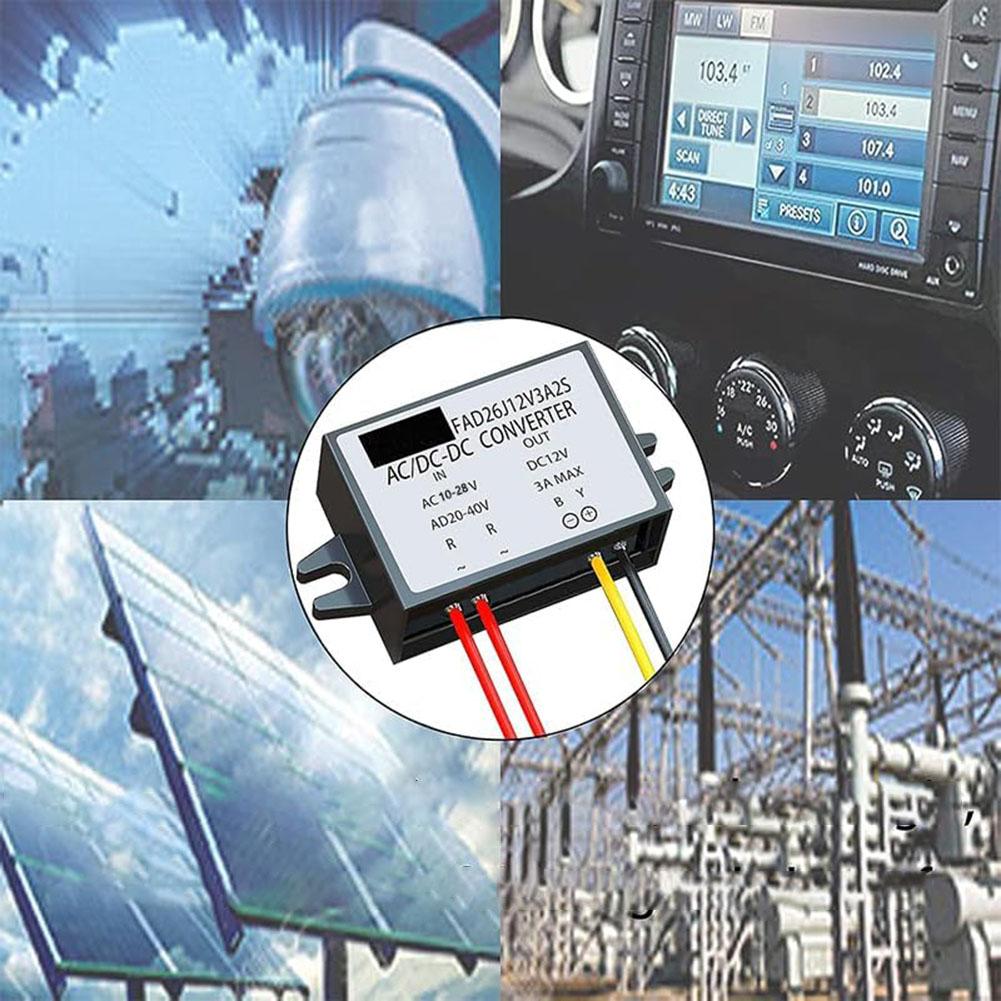 12V DC Power Supply AC-DC Current Converter 12v Ac Dc Current Converter Energy Saving Converter Dustproof Design