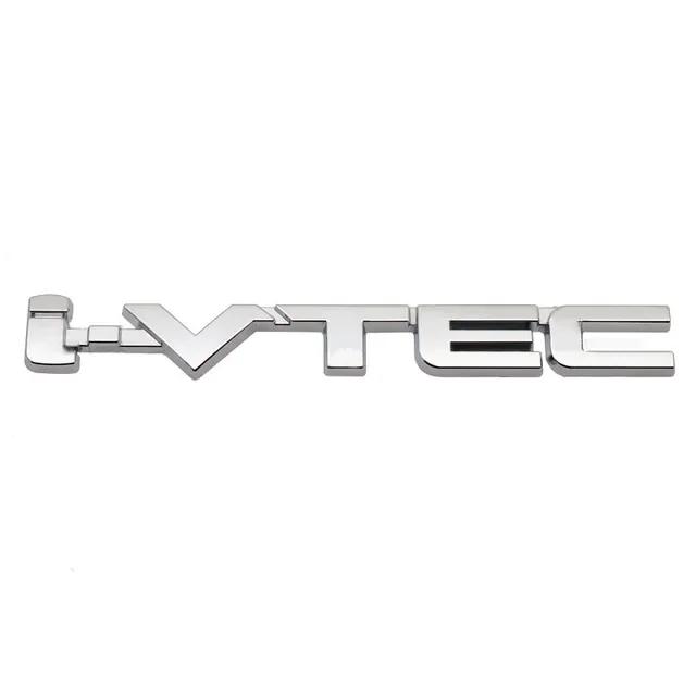 3D Chrómové Kovové Písmená na Auto Zadný Odznak Emblém Logo IVTEC Nálepka I VTEC Pre City Civic Accord Jazz CRV Príslušenstvo
