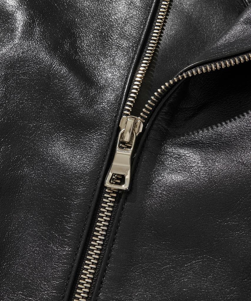 Libere Wide Leather Rider Jacket