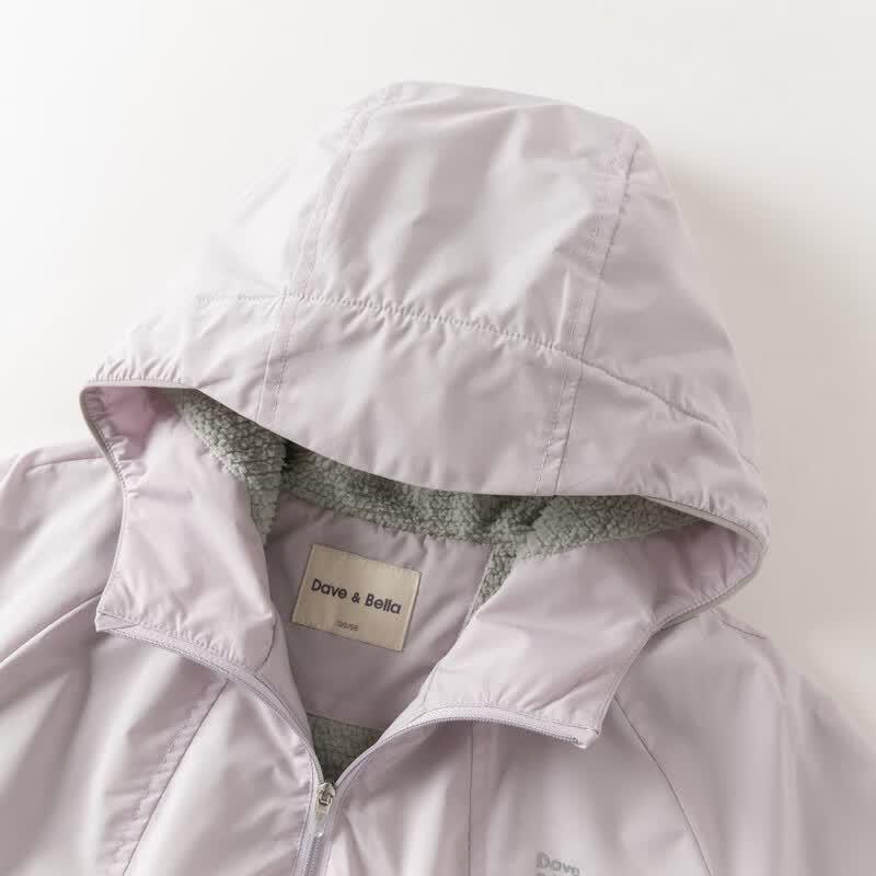 DAVE&BELLA Girls' Anti-Static Outdoor Softshell Jacket