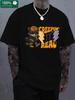 Retro Wolf Capybara RL Steal Text Sneak Game TShirt 100 Cotton ONeck Short Sleeve Summer Casual Unisexs Tshirt Streetwear