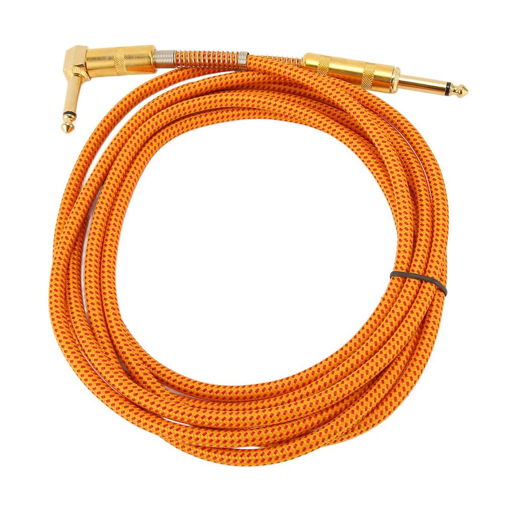 14 Inch Instrument Cable Straight 6.35mm Male Jack Stereo Sound Guitar Cable Bass AMP Cord for