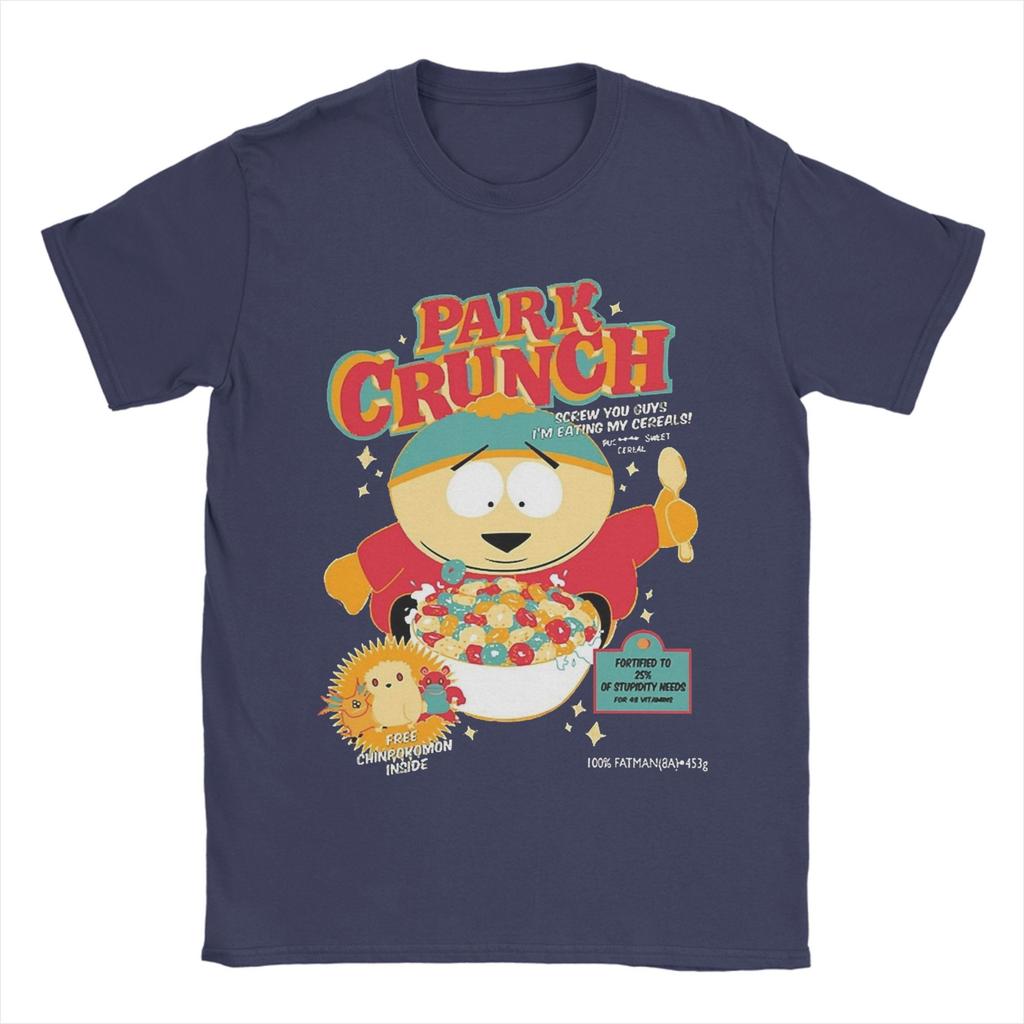 Souths Parks T-Shirt Beach Cart Crunch Hip Hop T Shirts Couple Pure Cotton O Neck Top Tees Short Sleeve Vintage Tshirt