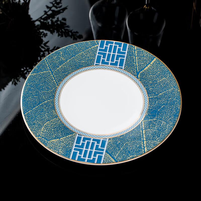 11-дюймовая обеденная тарелка из костяного фарфора Jingdezhen