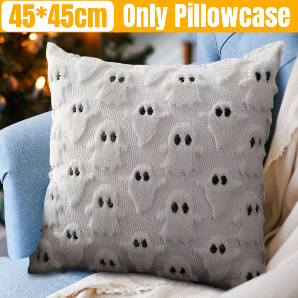 Хэллоуинские наволочки для декоративных подушек осенние наволочки с привидениями и тыквами машинная стирка чехол для диванной подушки для дивана кровати домашнего декора 1970₽