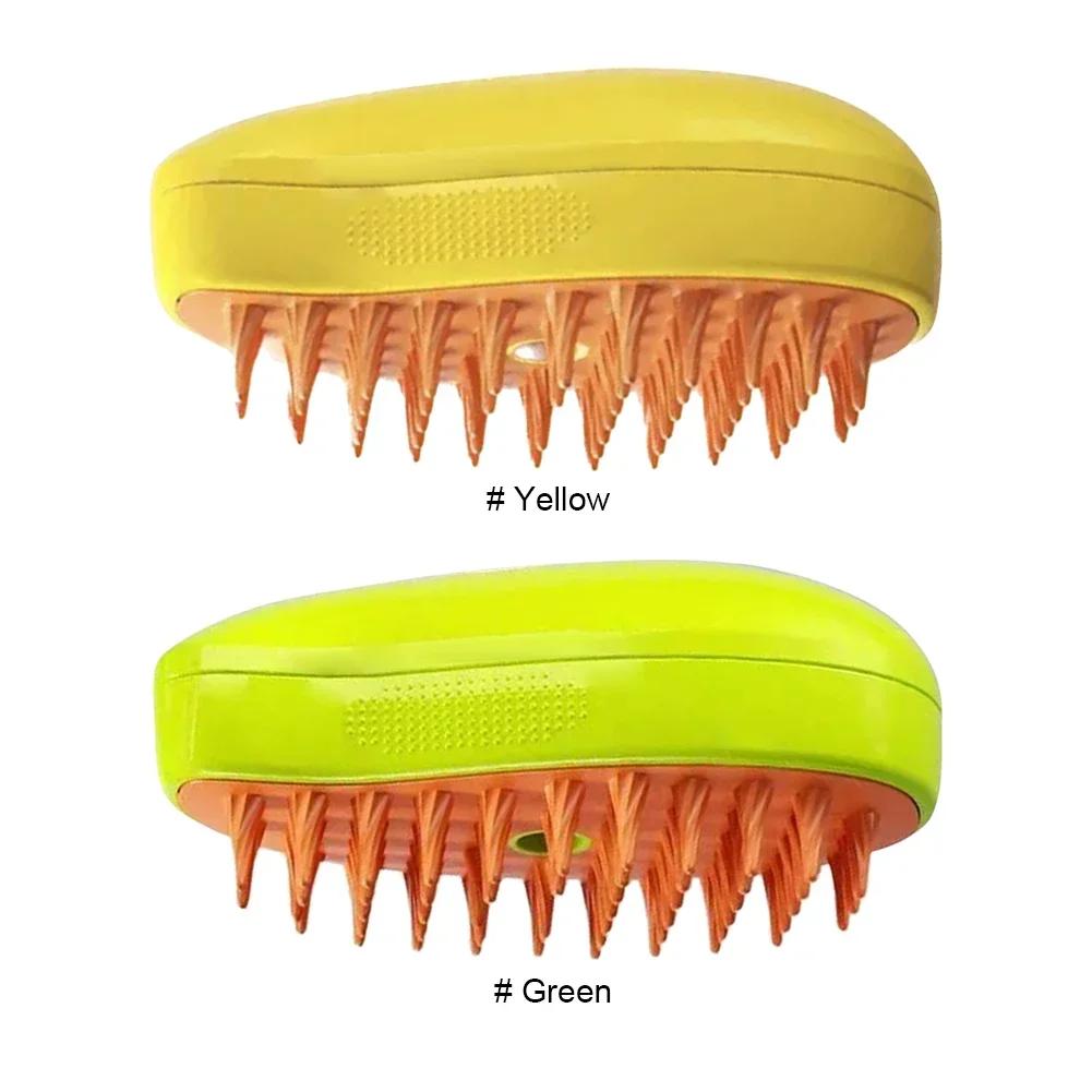 1~2pcs Steam Pet Brush 3-in-1 Massage Dog Steamy Brush Spray Beauty Tangled and Loose Hair Removal Cats Grooming Comb Dogs