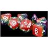 MDG Polyhedral Resin Dice Set (Rainbow)