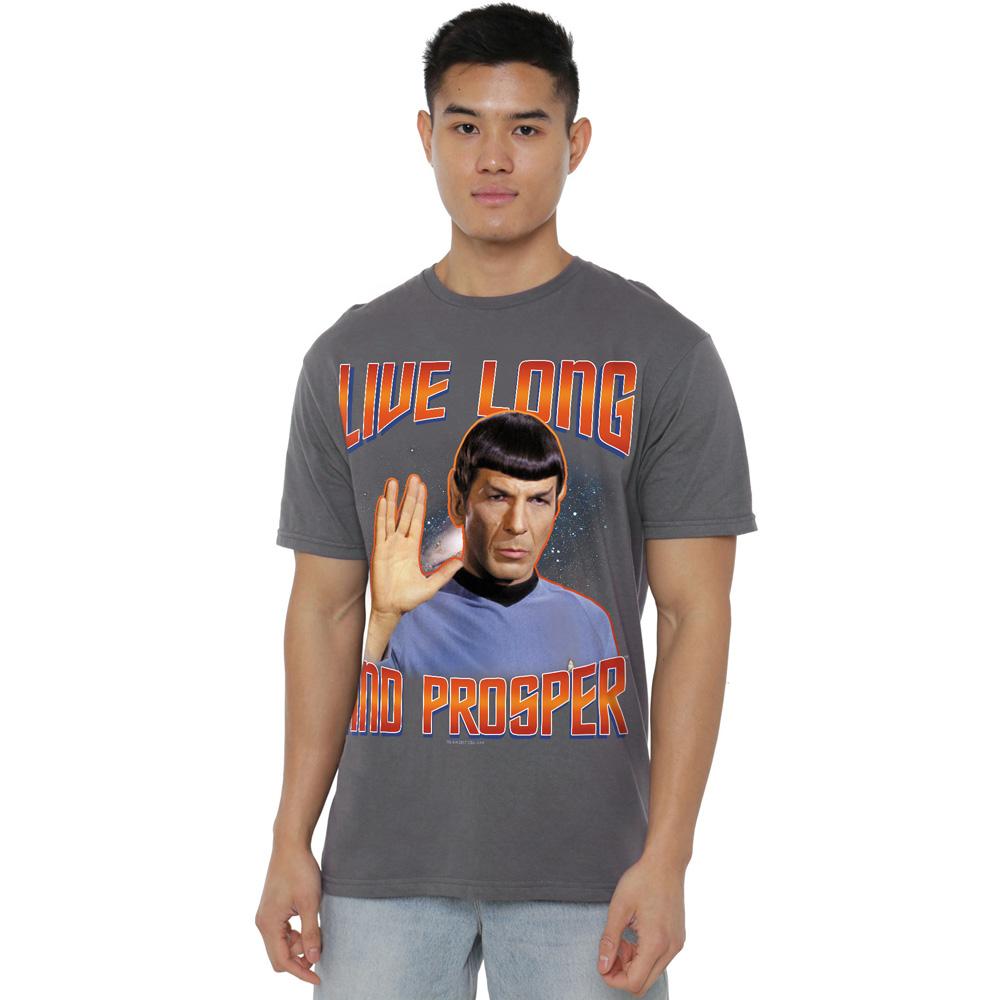 Star Trek: Das Originalserie Herren Live Long and Prosper Spock T-Shirt