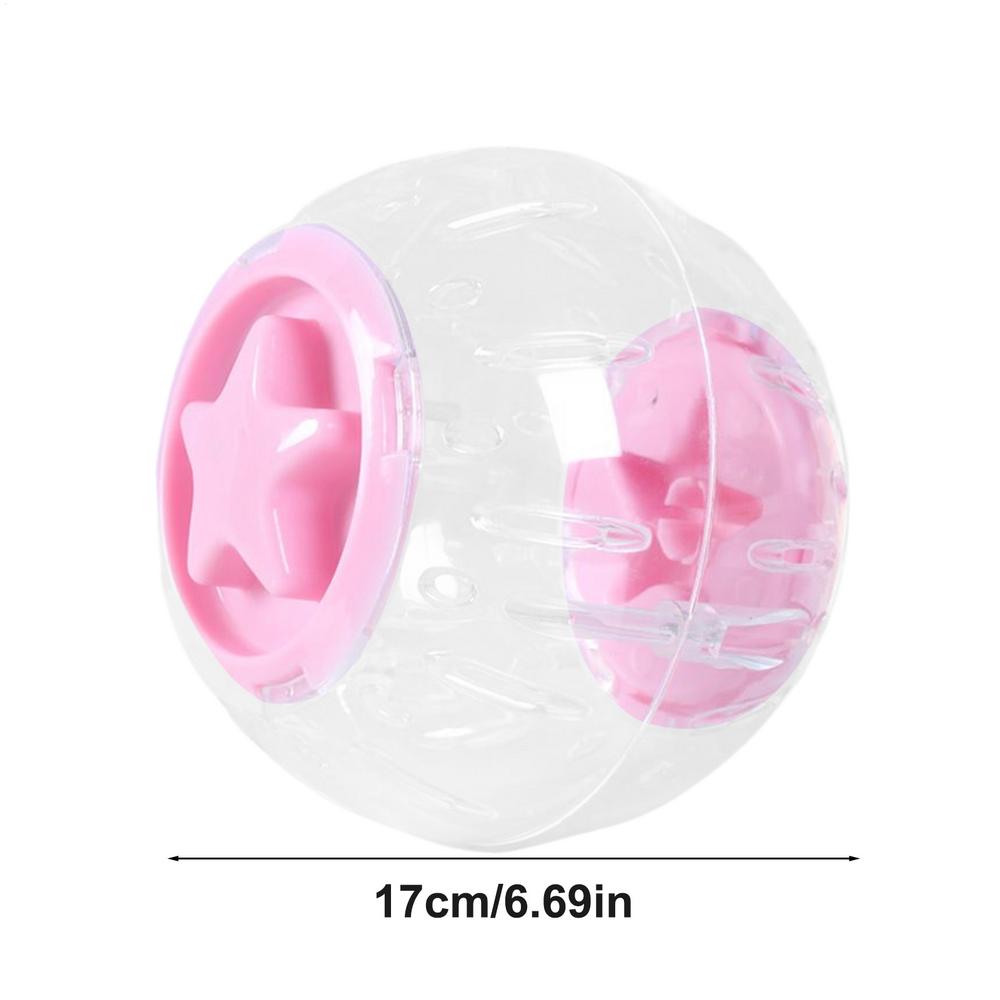 Hamster Running Ball Clear Hamster Training Exercise Toy Pet Jogging Ball Toy Exercise Ball Play Pet Daily Fitness Entertainment