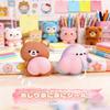 BLOOPIC Squishy Butt Set of 3D Cute Animal Squishy Stress Planner Reward Decorative Smartphone Case Album DIY Stickers, 2, Stickers, Relief, Fluffy,