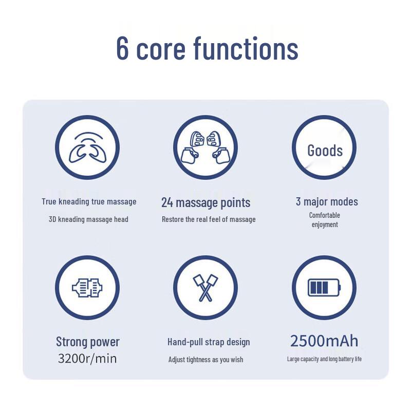 Dis 3D Six-Claw Neck & Shoulder Massager Pillow