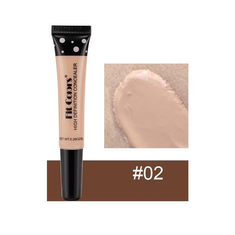 Full Cover Liquid Concealer 8 Color BB Cream Foundation Air Permeable Natural Brightening Makeup Eye Dark Circles Cream Cosmetic