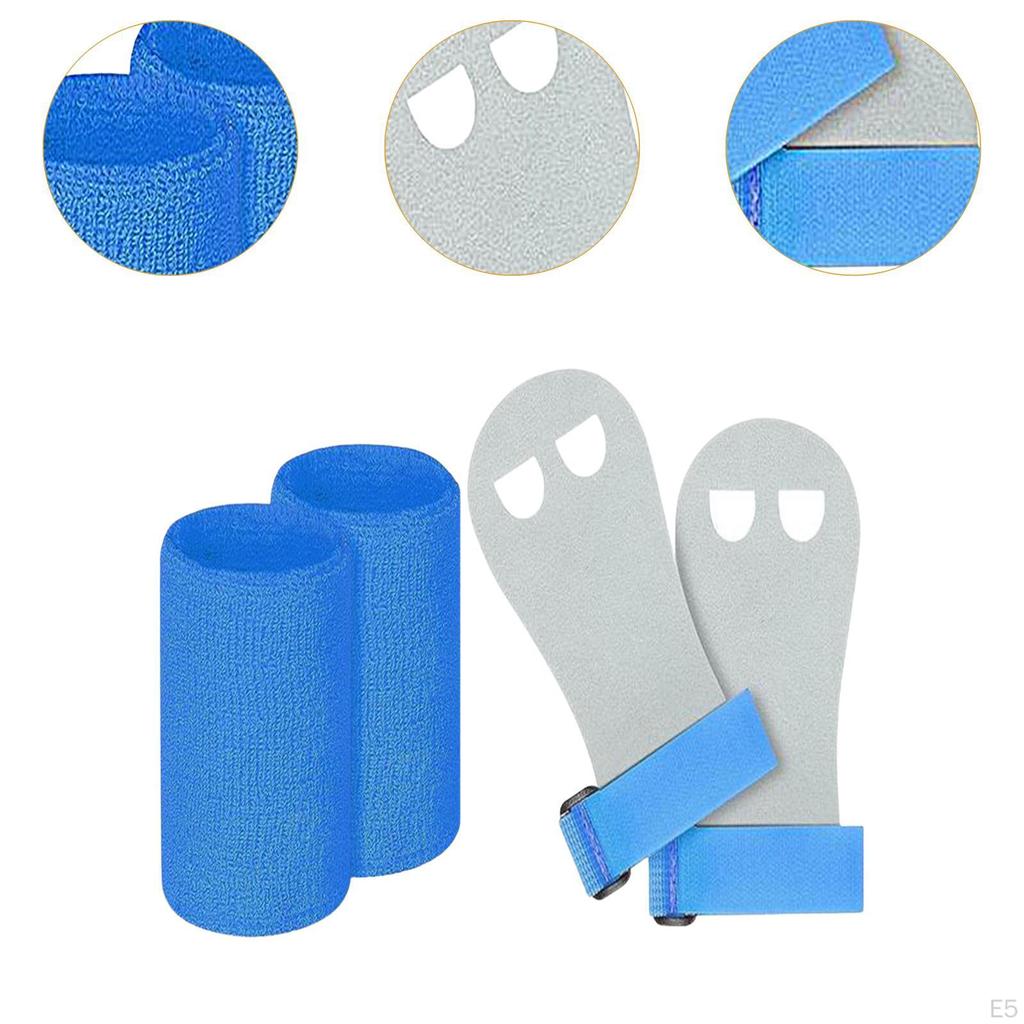 Children&#39;s Hand Grips with Wristband And Gymnastic Bar, Palm Protection, Suitable for