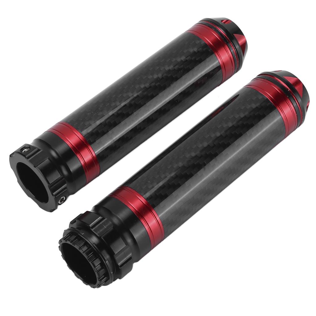 2PCS Motorcycle Handle Bar Grip Cover Carbon Corrosion Resistant Waterproof for 7Celsius8in Handlebar