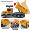 6-Channel Remote Control Engineering Vehicle 2.4G Rechargeable Dump Rc Truck Toy With Light/Sound Effects, Children'S Gift