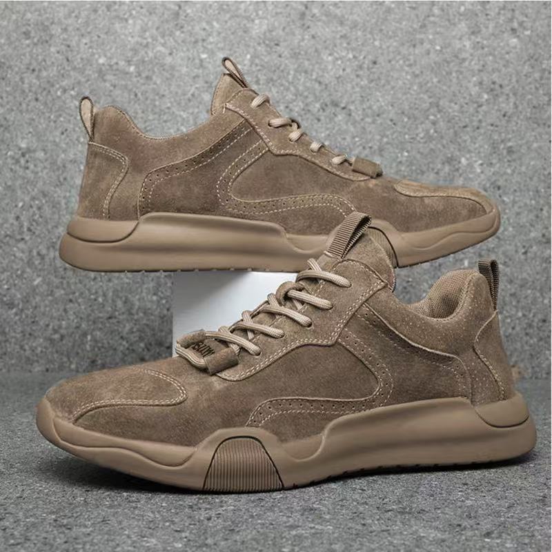 

Martin boots fashion retro trend low top comfortable soft sole breathable outdoor sports and leisure shoes men 44 темный кофе