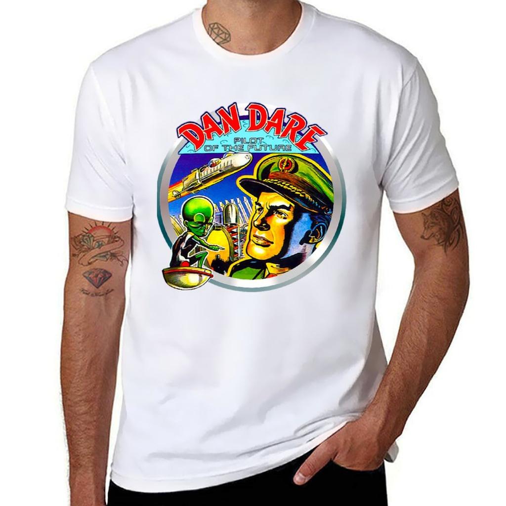 Dan Dare T-Shirt Übergröße Outdoor Freizeit Oberteil