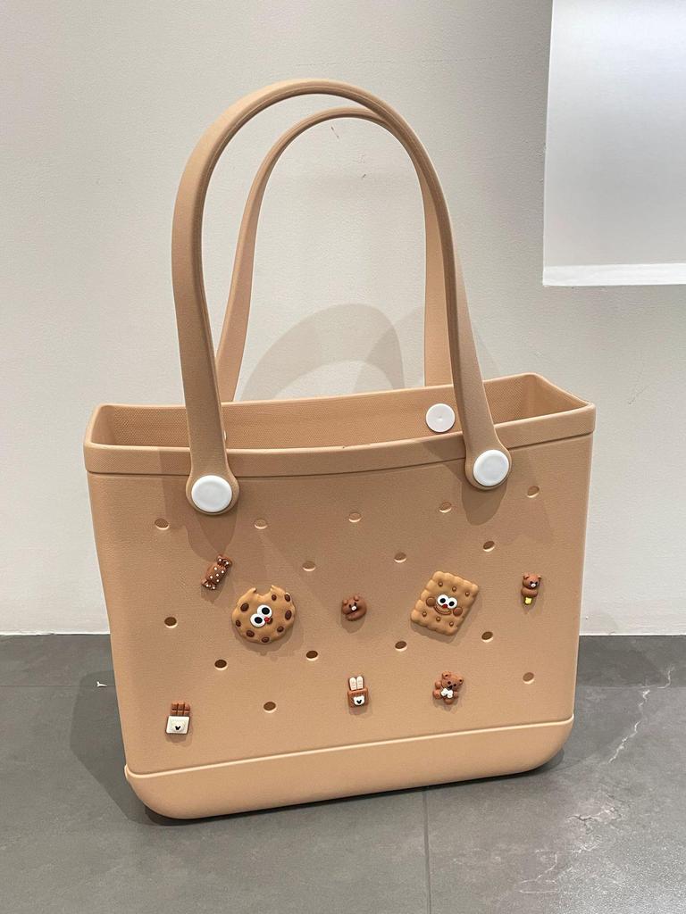 EVA Beach & Shopping Bag: Women's Handheld, Pet-Friendly Storage, Hole Design, Large Capacity (2025 Model)