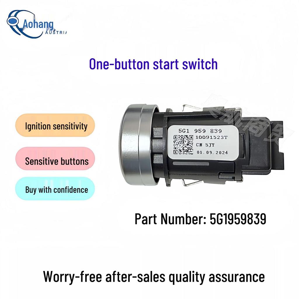 One-Button Start/Stop Switch Compatible with Volkswagen Golf Sportsvan