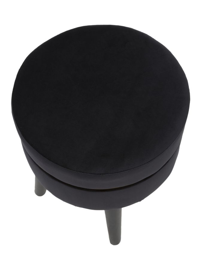 Hocker Paris Schwarz Cm Ø 35X40,5