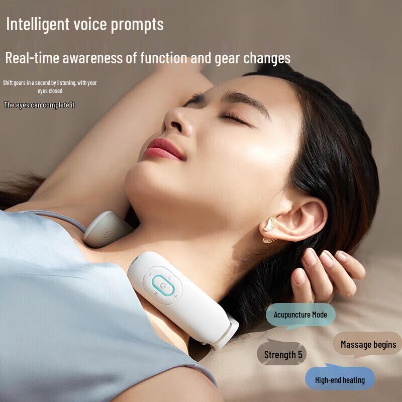 Little Bear Smart Neck Massager with Pulse Heat Therapy