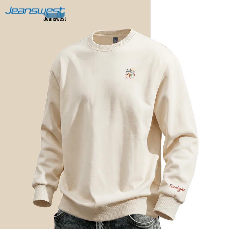 Jeanswest Men's Casual Long-Sleeve Sweatshirt