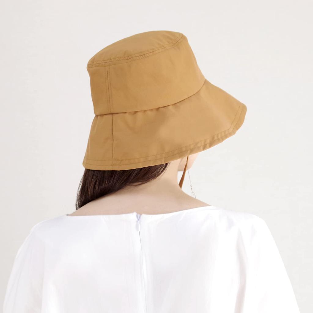 Shirokuma No Kimochi Water Cool Bucket Hat with Cooling UV Camel Women's Fabric, Protection, WCH-103,
