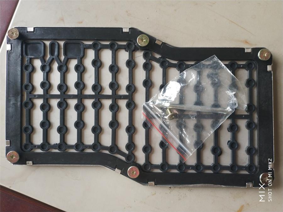 Universal Car Truck Floor Mats Stainless Steel Heel Plate Pedal  Carpet Pad Plat