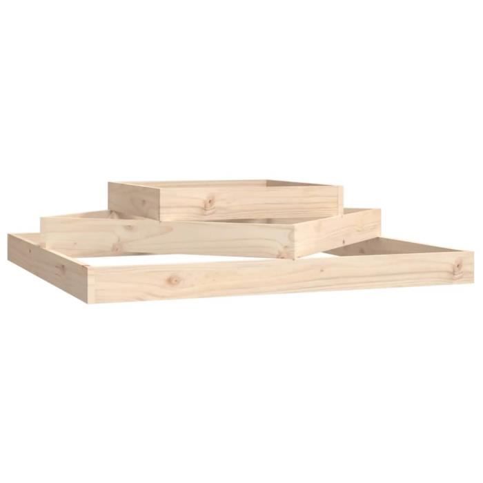 VidaXL Planter 112x112x27 Cm Solid Pine Wood 823885