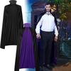 Halloween High Vampire Collar Cloak Cosplay Costume Witch Cos Party Perform