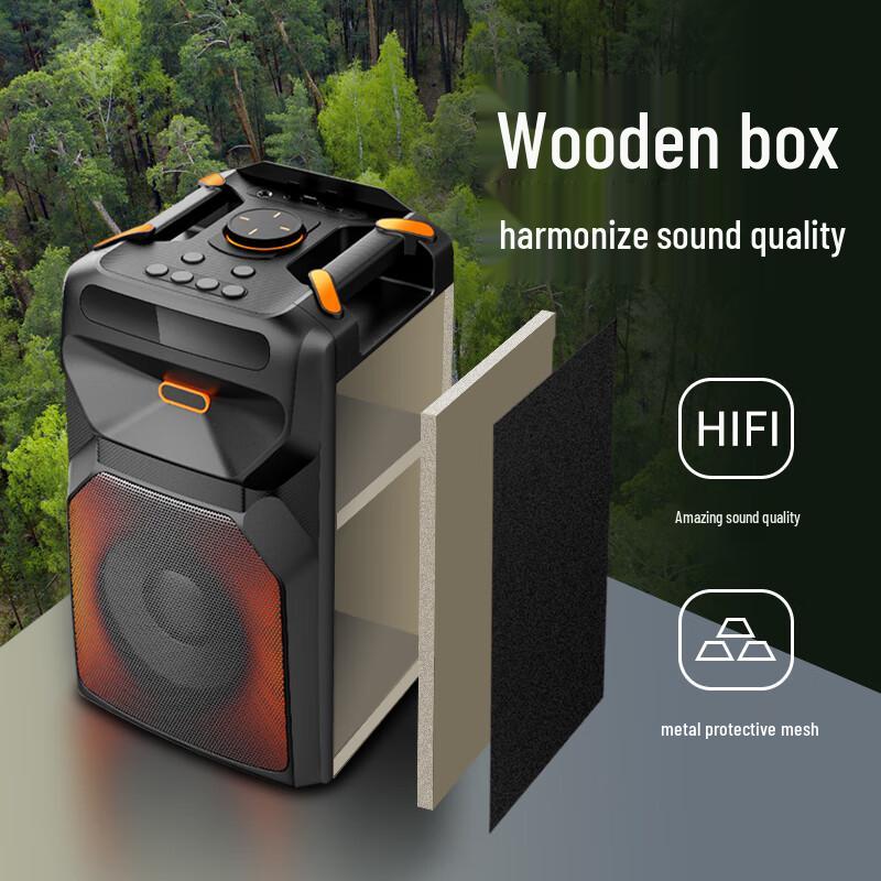 Newmine Portable K-Song Bluetooth Speaker CN Plug (adapter Included)