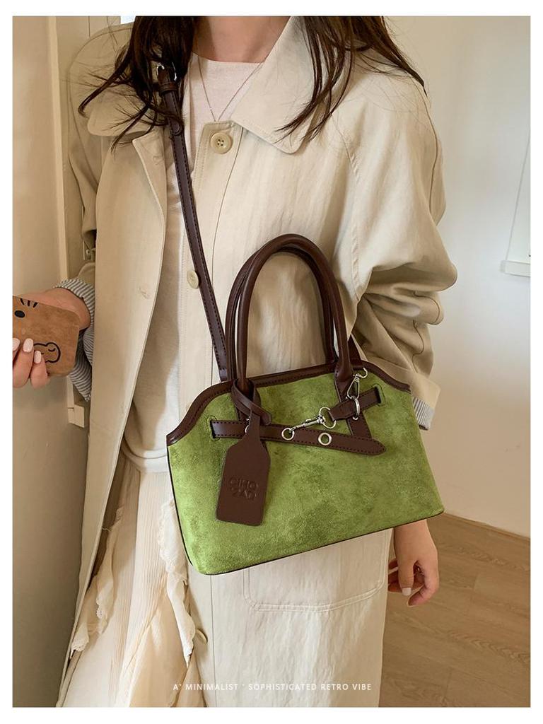 Herbst 2025 Damen-Schultertasche im koreanischen Retro-Stil mit großem Fassungsvermögen