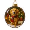 Funny Dog Christmas Ornament Cute Mischievous Dog Decor with Playful Expressions Festive Gag Gift for Pet Lovers