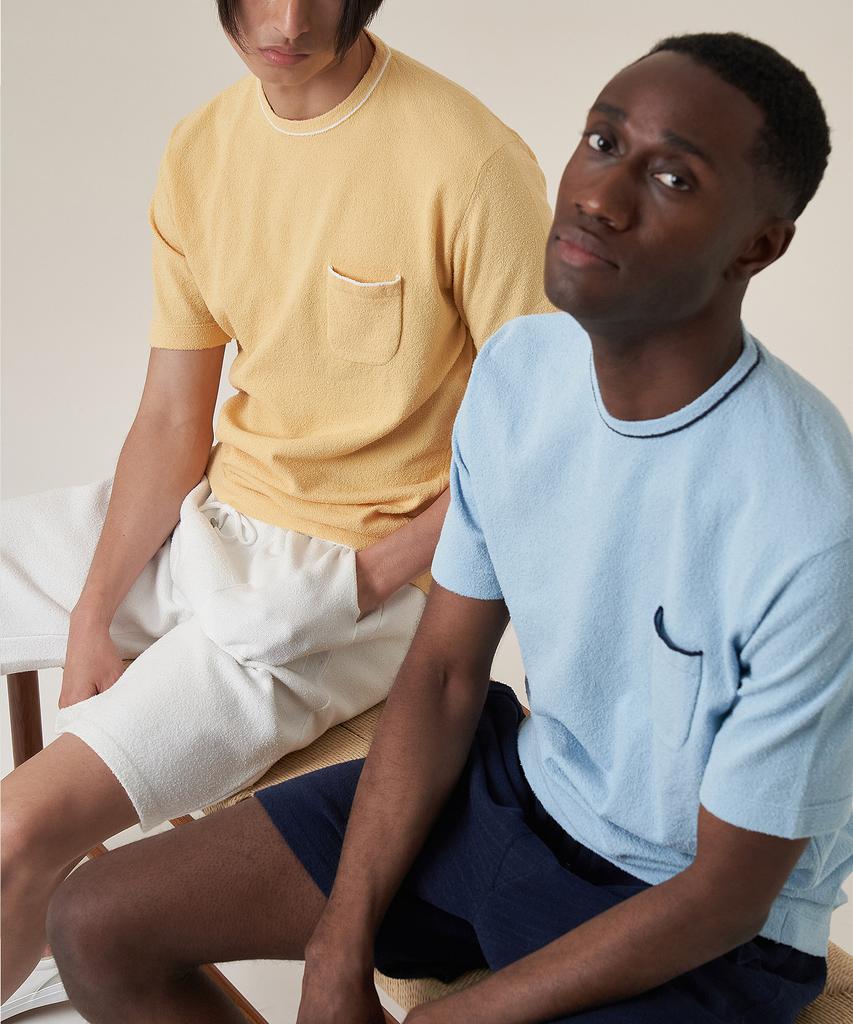 IOLO Terrik Line Half Crew Neck_Yellow