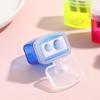 Double-hole Covered Plastic Pencil Sharpener for Students - Cute, Hand-cranked Children's Stationery Gift
